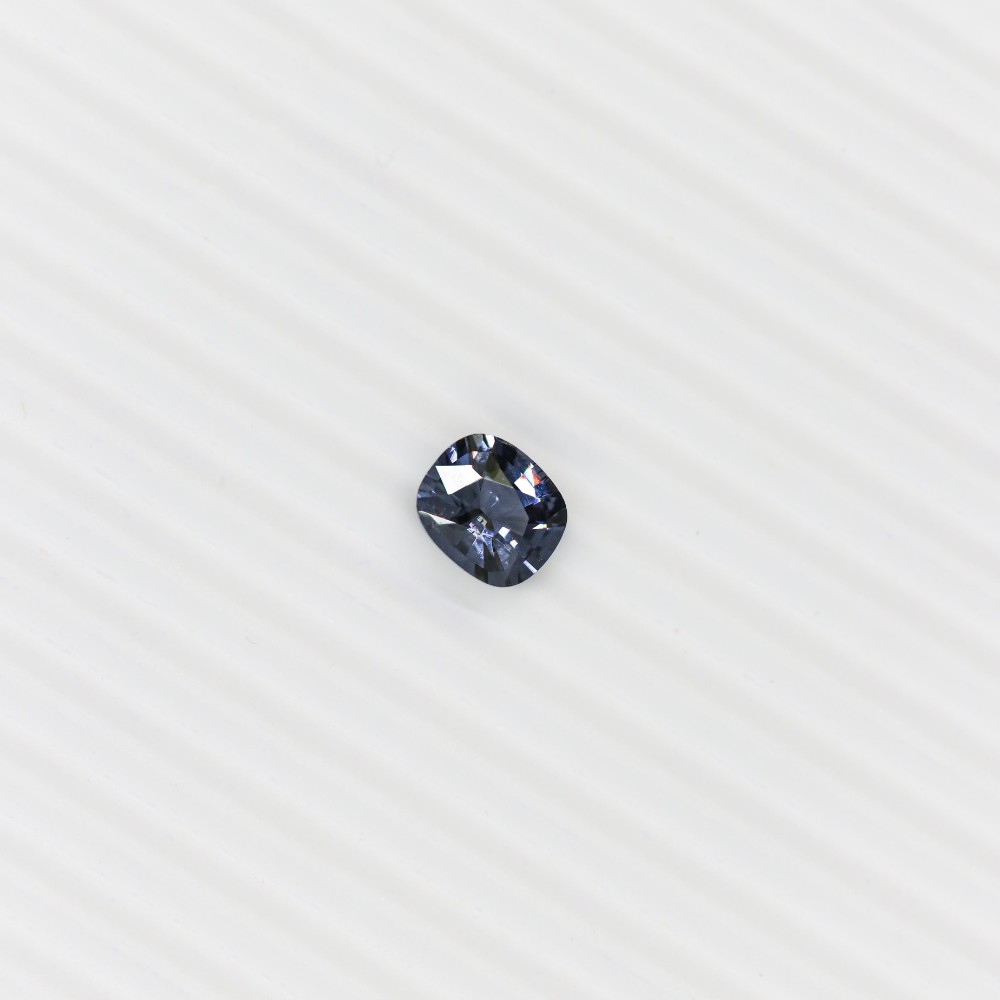 Single Rectangle Spinel Stone Dark Blue