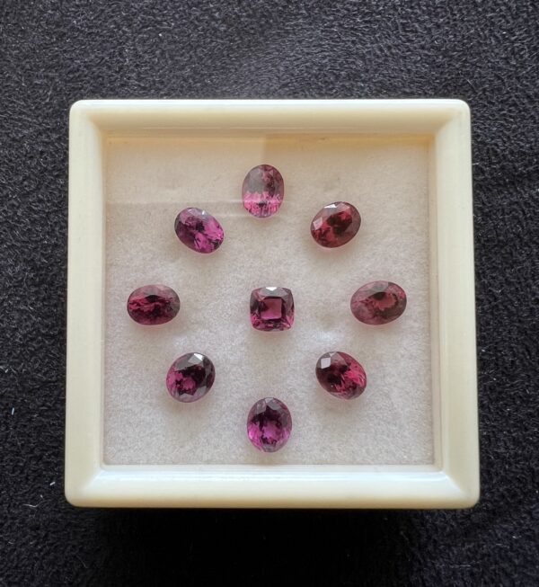 Rhodolite Garnet - 9 Stones